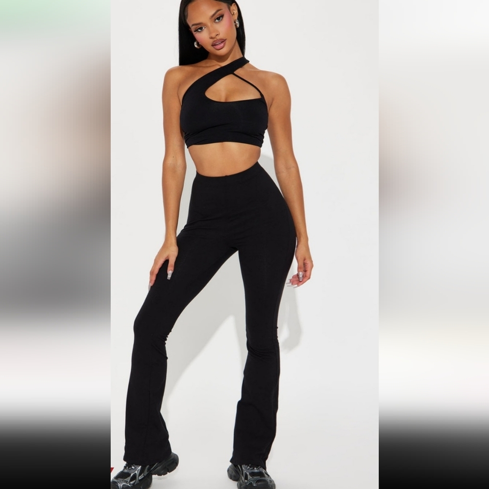 Flare Black Leggings